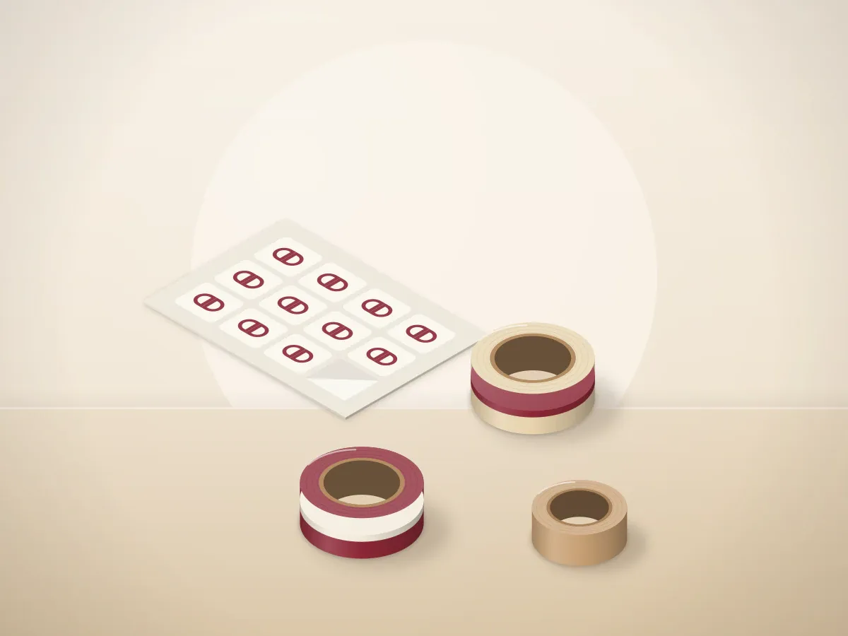 Labels & Printed Tape: product illustration