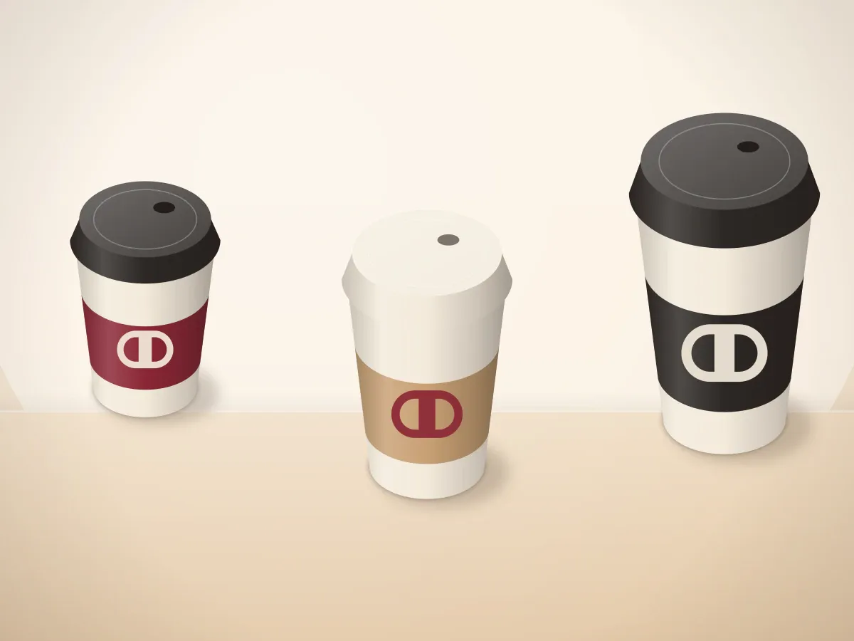 Paper Cups & Sleeves: product illustration