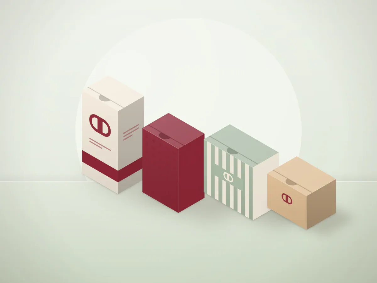 Folding Cartons: product illustration