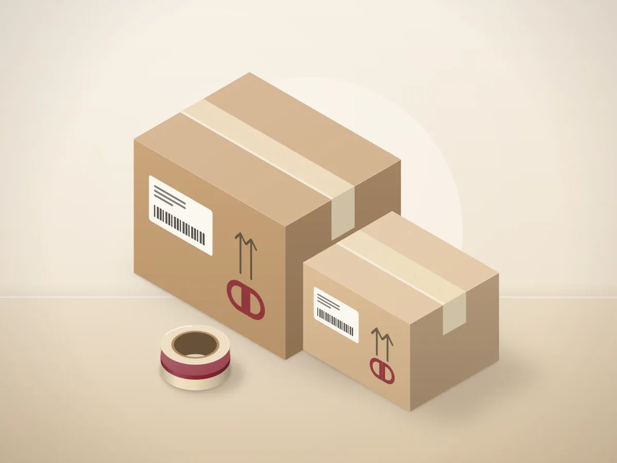 Corrugated Shipping Cartons: product illustration