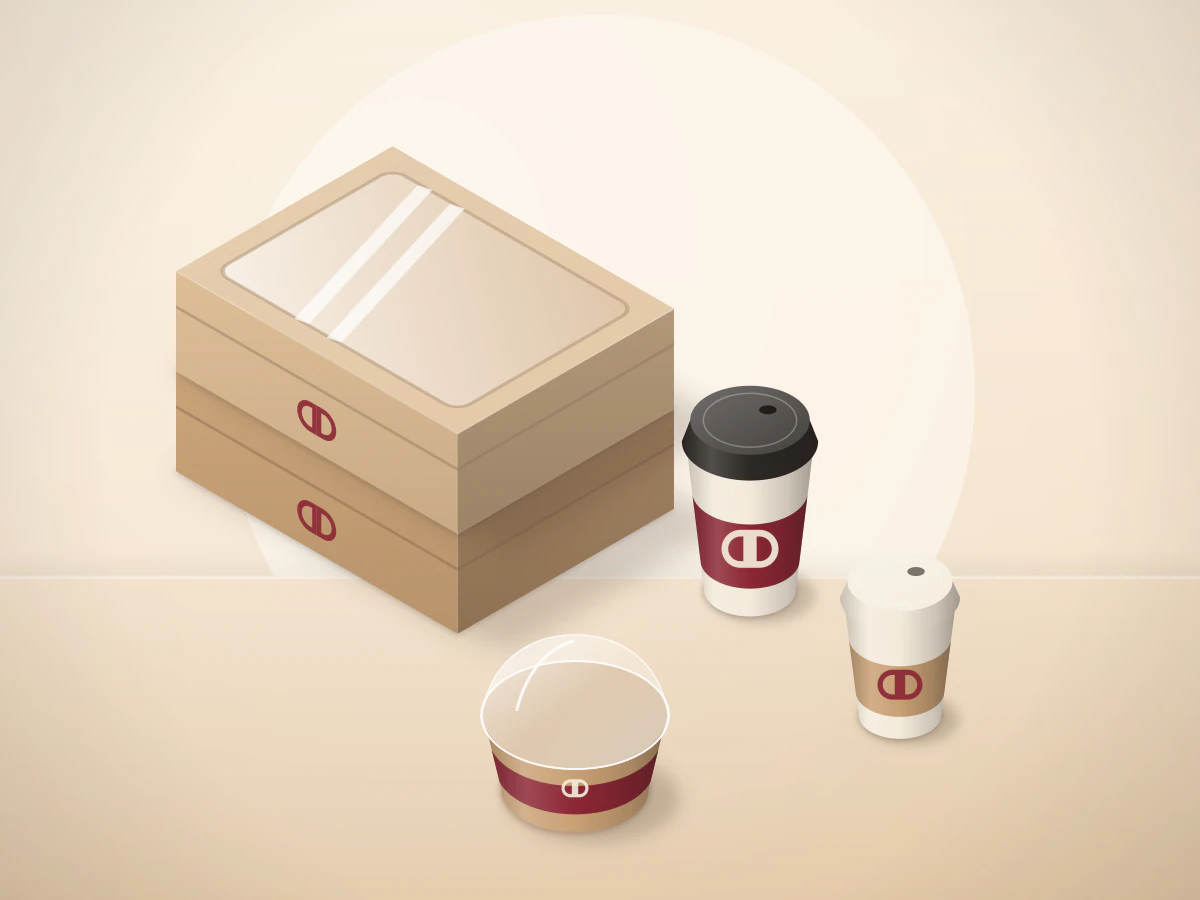 Food-service Packaging: illustrated product range