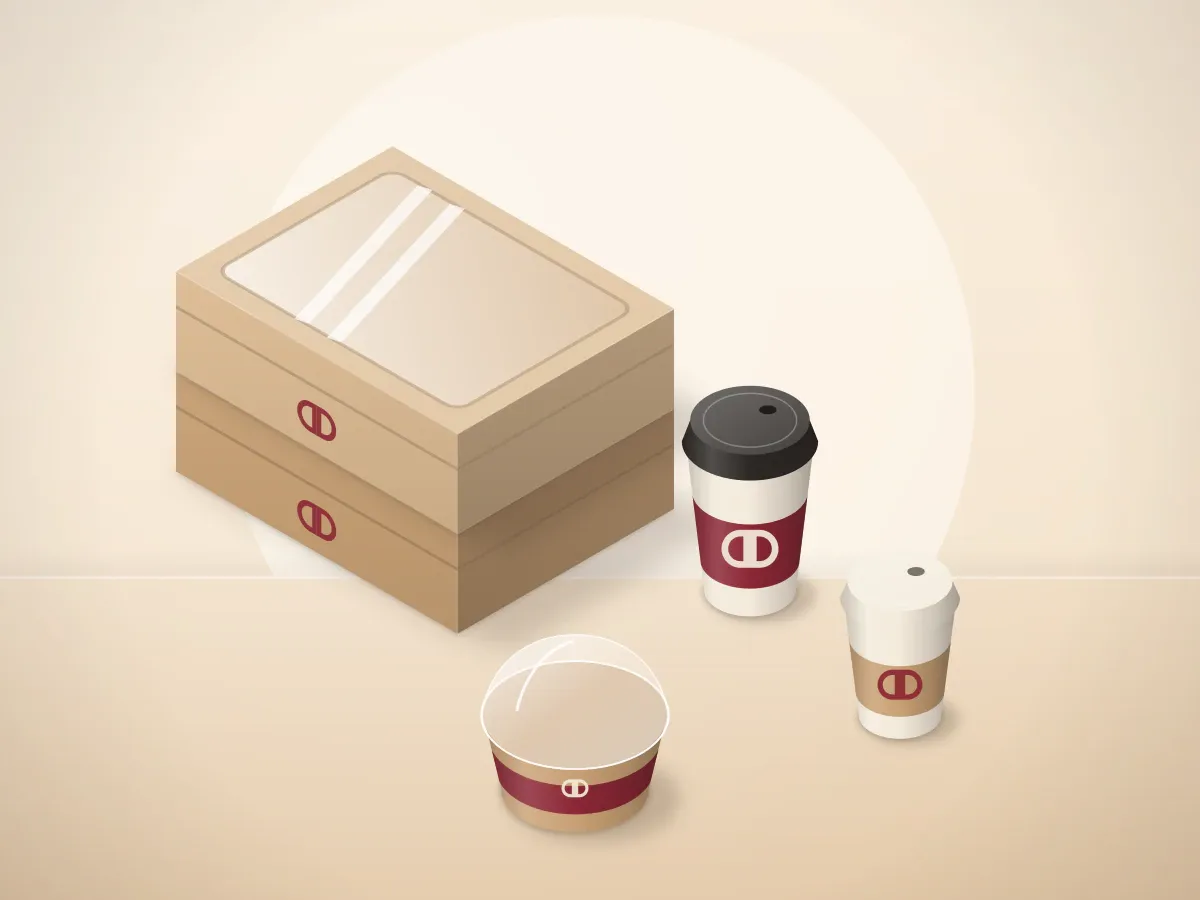 Food-service Packaging: illustrated product range
