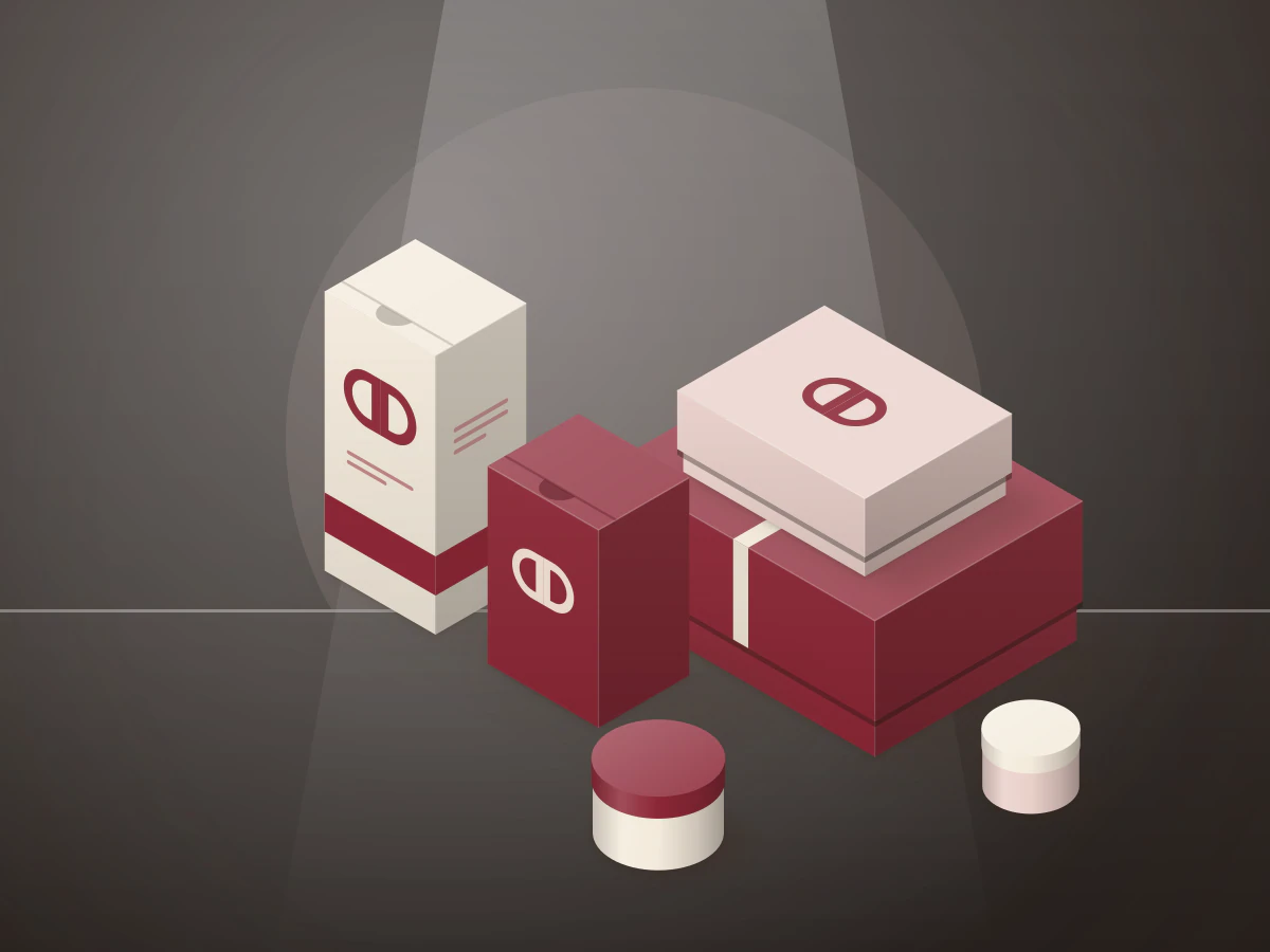 Packaging for Cosmetics & Beauty: illustrated example
