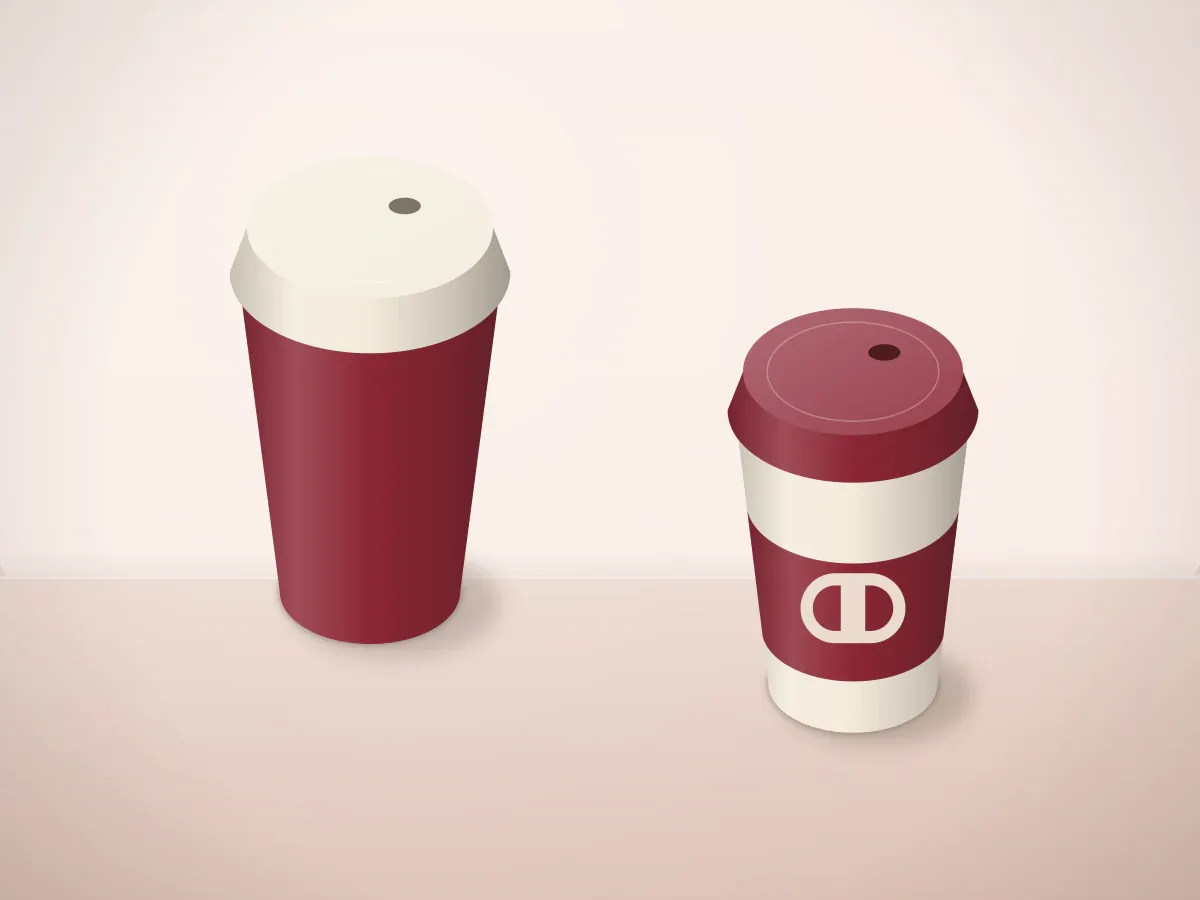 Paper Cups & Sleeves: colour and format options